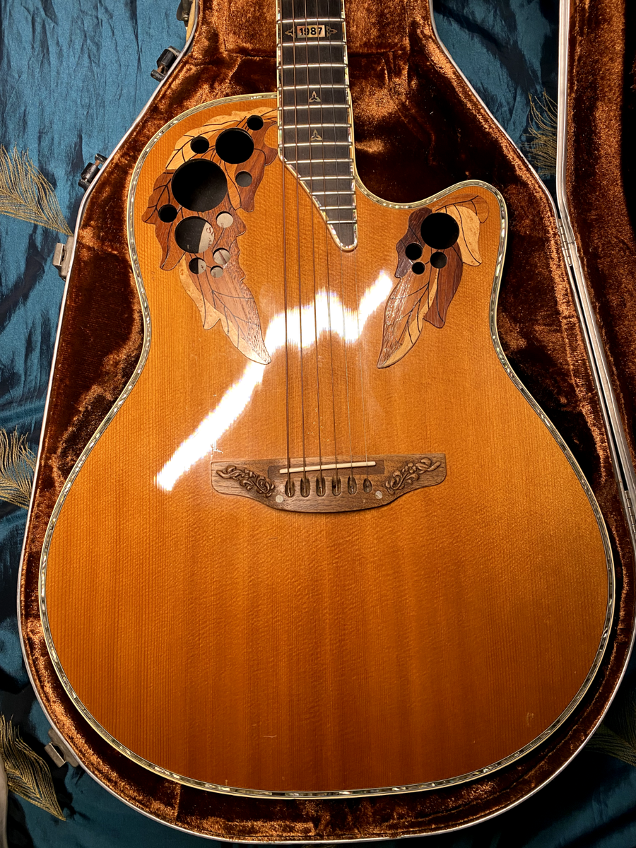 RARE Ovation 1987-4 Collector's Series Acoustic Electric Guitar