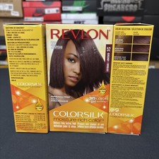 3 Pack Revlon Colorsilk Moisture Rich Color Permanent Hair Dye 52 Burgundy NEW