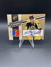 CAM NEELY 2 Color Game Used Jersey Patch 2006-07 SPx Auto Flashback Fabrics #122
