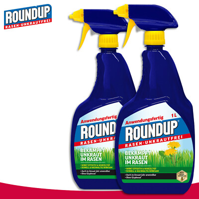 Roundup 2 x 1 l Rasen-Unkrautfrei Anwendungsfertig