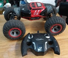 4WD Remote Control Monster Truck Off-Road RC Stunt Car 1/16 Double BZR 15 READ