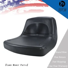 New Low Back Lawn Mower Garden Tractor Seat Black US