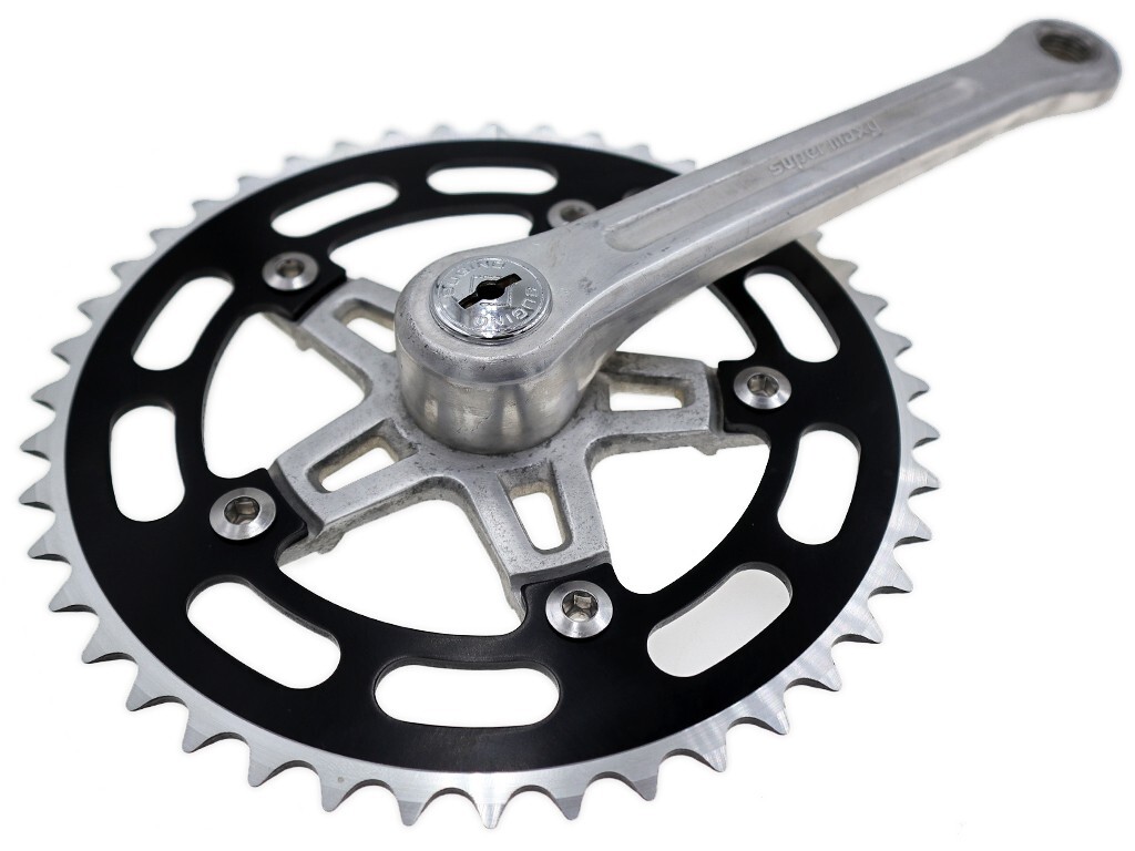 スギノ　SUGINO　クランク　44T 当時物　OLD SCHOOL BMX Vintage Sugino super maxy Old School BMX Cranks w/44t