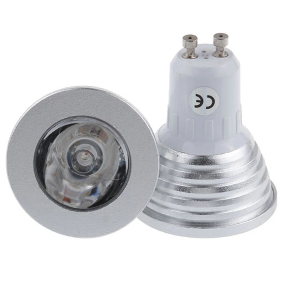 10PCS RGB GU10 LED Light Bulbs Spotlight Colour Changing Down Light 4W W/ Remote - Image 4 of 4