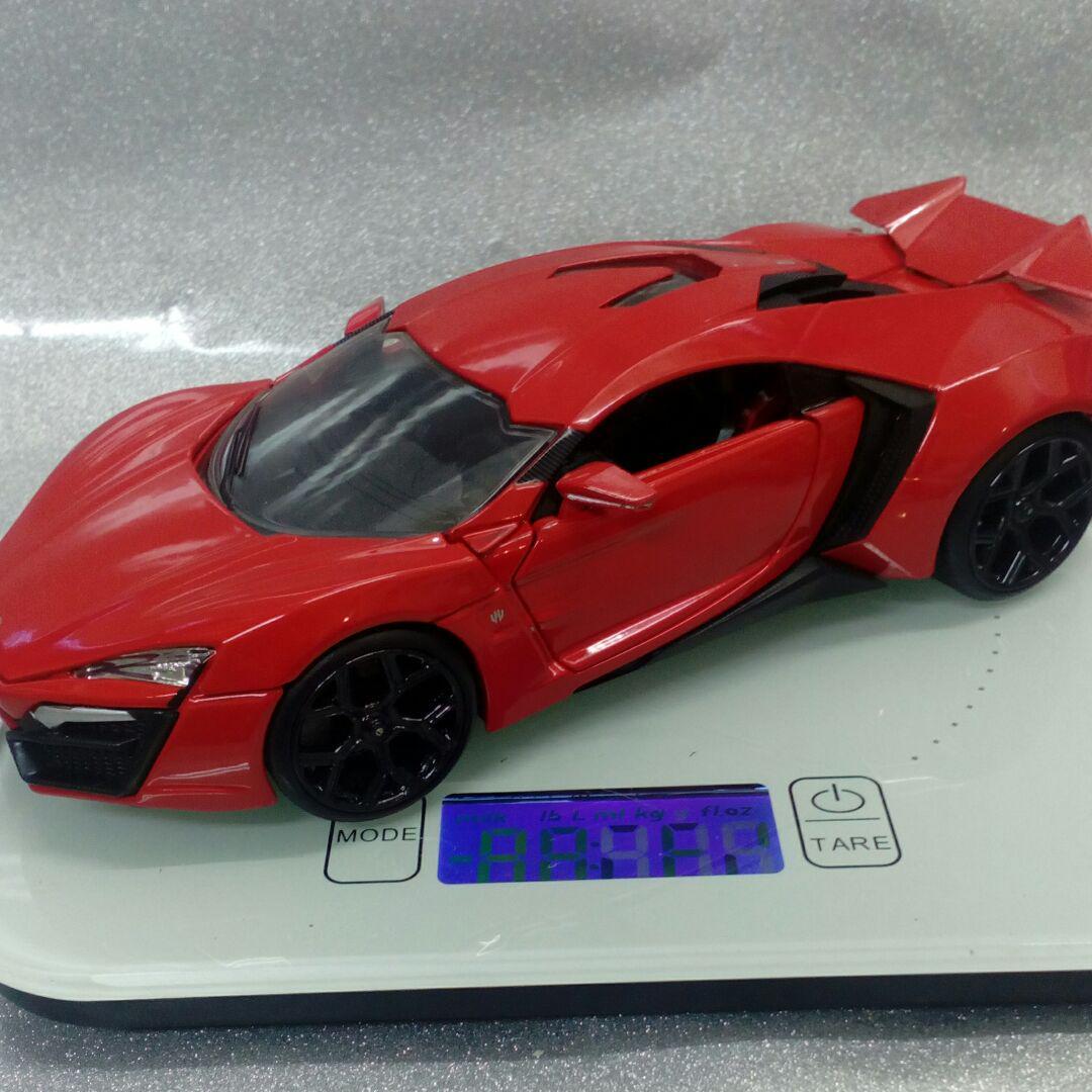 Jada Toys 20.5 cm Diecast Mini Car Vehicle W Motors Base Red Color Made in USA
