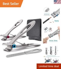 Complete Nail Clipper Set for Thick and Ingrown Nails - 3-Piece Gift for All