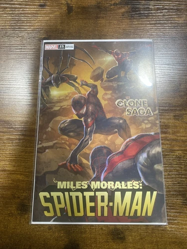 MILES MORALES SPIDER-MAN #25 * NM+ * SKAN SRISUWAN TRADE VARIANT 3000 CLONE SAGA