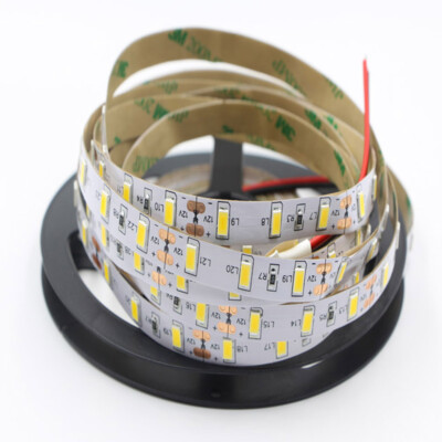 5M 5630 Warm White LED Strip Lights - 300 LEDs, 12V, Non-Waterproof, DIY Lighting