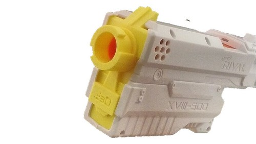 Vintage 1998 NERF Hyper Sight Expanding Blast Dart Gun. No Darts