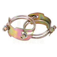 Hose Clamps Double Steel Wire Water Pipe Clamp Adjustable 34mm -420mm Clamp