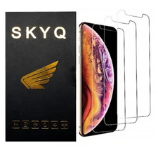 [5-Pack] SKYQ Tempered Glass Screen Protector iPhone X/XS/XR/XS Max/7/8/plus