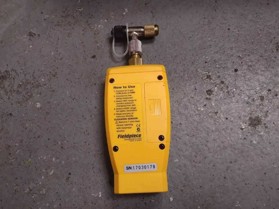 CABEZAL ACCESORIO MEDIDOR VACÍO FIELDPIECE AVG2 178959 Foto 3 de 4