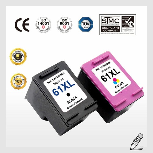 61 XL Black Color Ink Cartridges for HP 