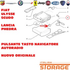 FIAT ULYSSE SCUDO LANCIA PHEDRA TASTO PULSANTE NAVIGATORE NUOVO 1489019898