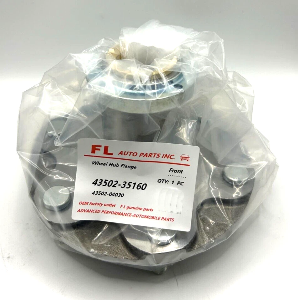 Buje de rueda delantera 43502-35160 2 lados para Toyota Tacoma Tundra Sequoia 1995-2007 4x4 Foto 3 de 4