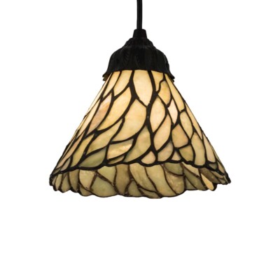 Meyda Lighting 1 Light 8'' Willow Jadestone Pendant - 185595