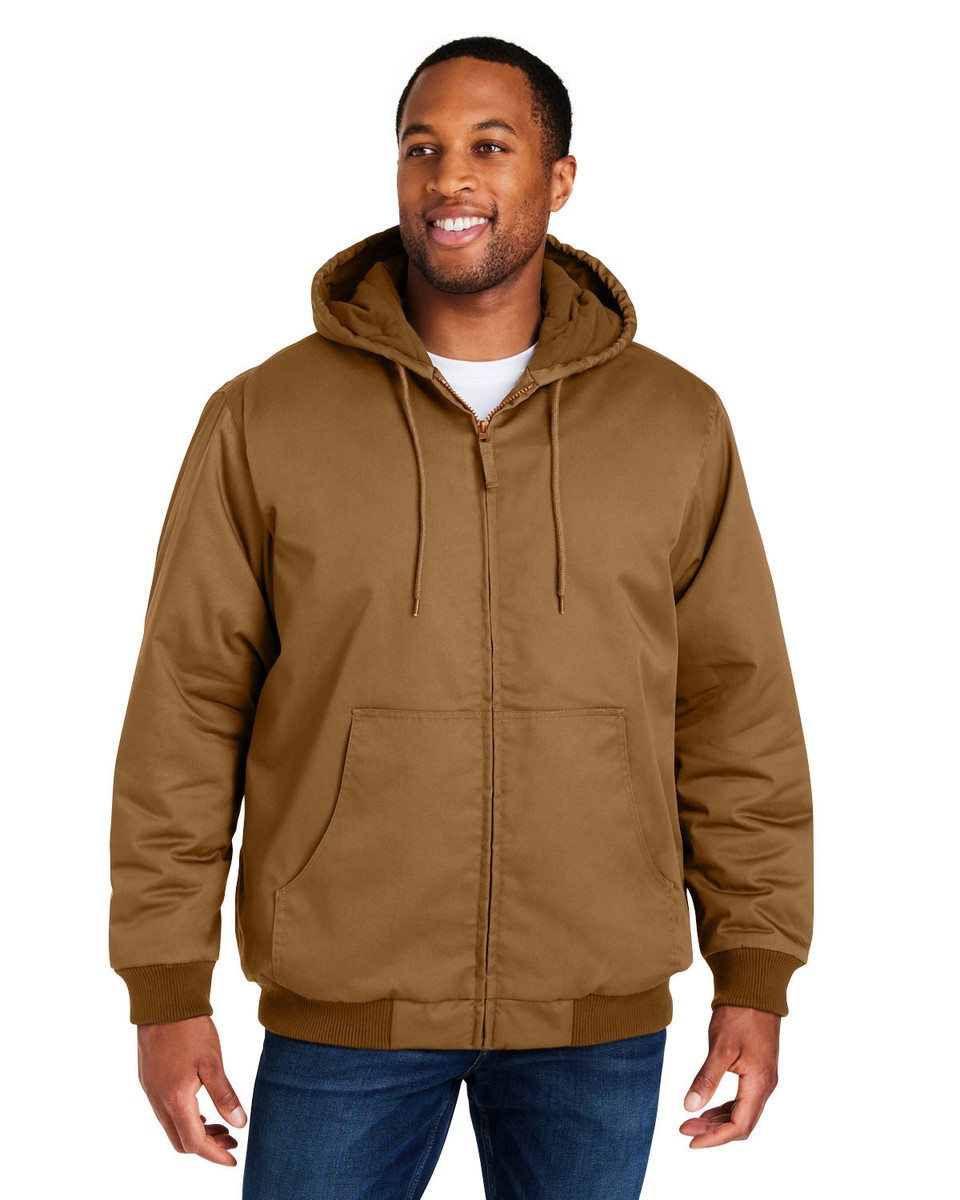 Harriton Unisex ClimaBloc Heavyweight Hooded Full-Zip Jacket