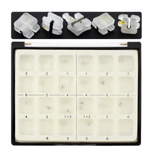 Orthodontic Bracket Ceramic Metal Slot Aesthetic Braces Roth 018 022 3M Clarity