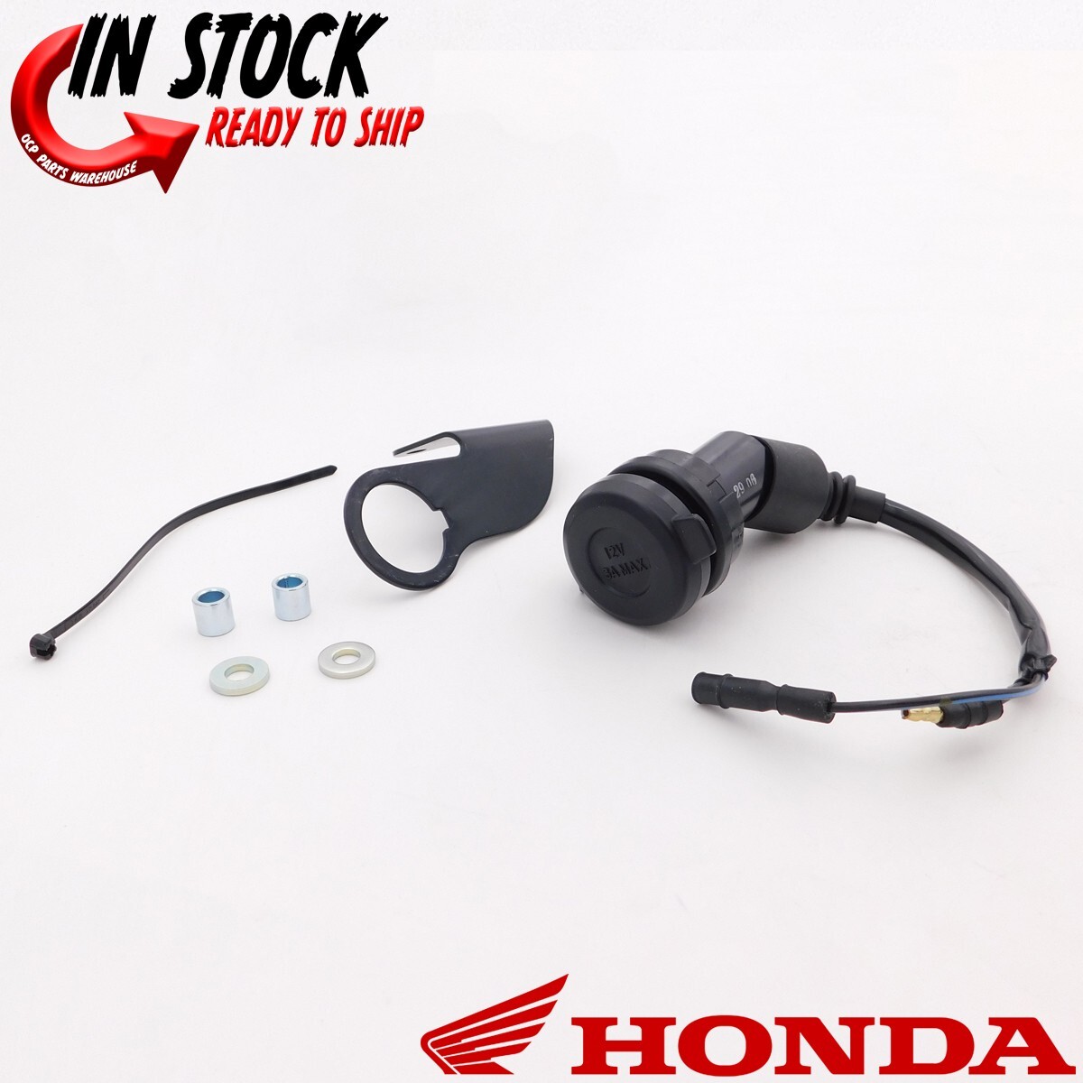 HONDA 12V ACCESSORY SOCKET 2020-2024 REBEL 300/500 OEM NEW GENUINE