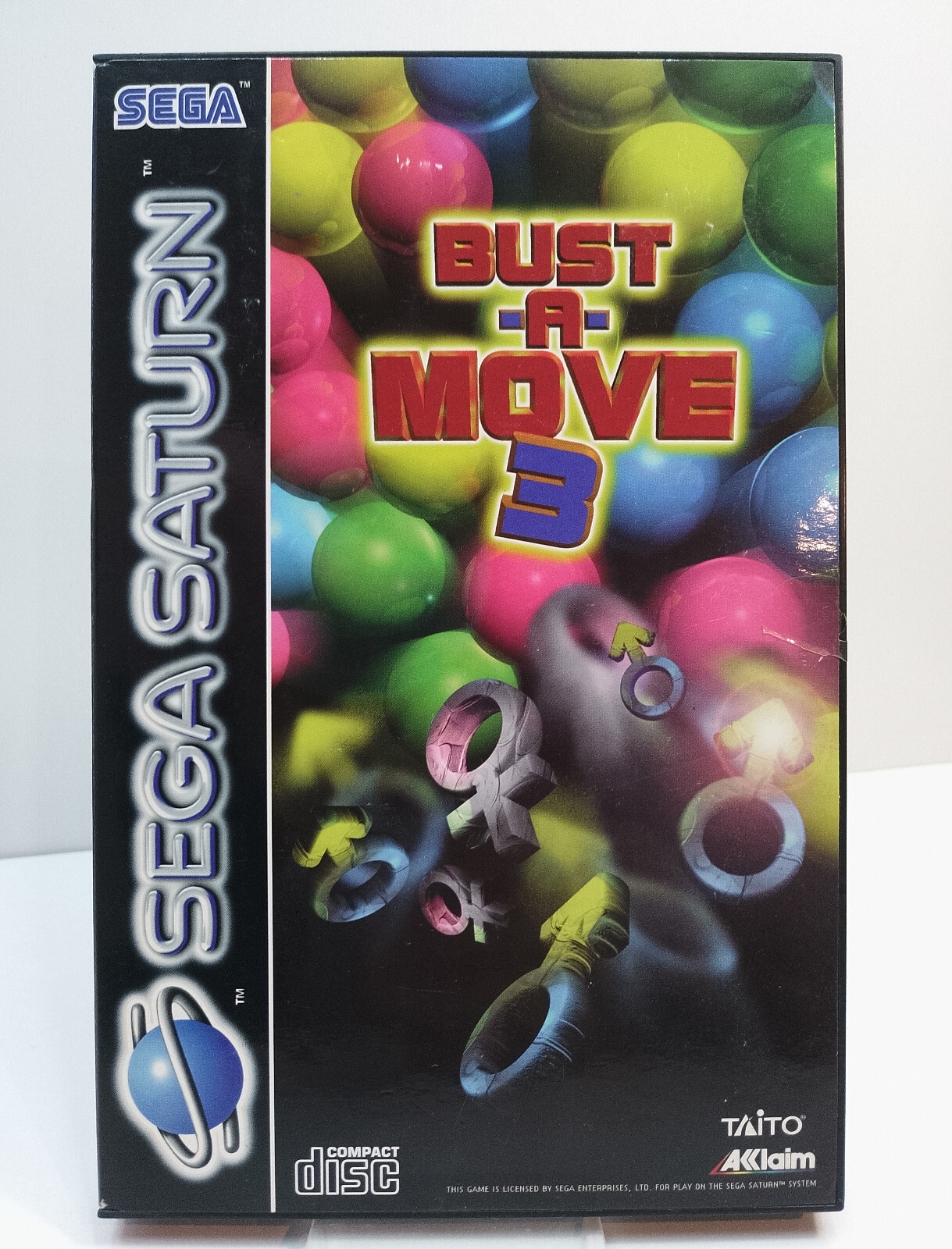 SEGA SATURN - Bust A Move 3 - Jeu Avec OVP & Manuel - PAL / SECAM - Rétro