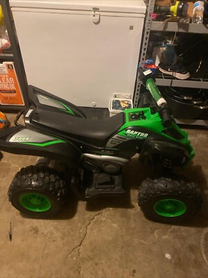 12 Volt Raptor Battery Powered Ride-On Custom Graphic Design For Kids ...