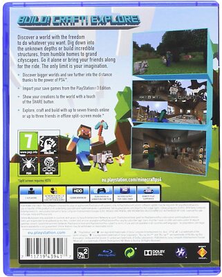 Minecraft PS4 Edition Playstation 4 MINT Condition Fast & UK Stock