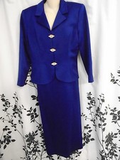 ALEX EVENINGS PURPLE FORMAL SKIRT JACKET SZ 14