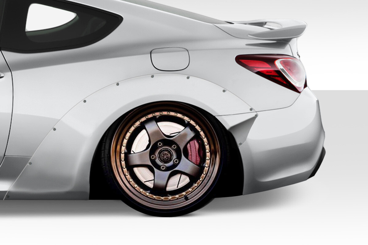 10-16 Fits Hyundai Genesis 2DR MSR V2 70MM Duraflex Rear Fender 10-16 Fits Hyundai Genesis 2DR MSR V2 70MM Duraflex Rear Fender