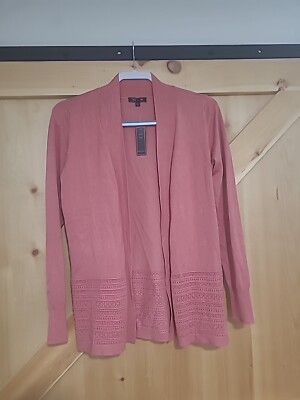 NWT Lety & Me Size Small Pink Open Front Cardigan Stitch Fix #2