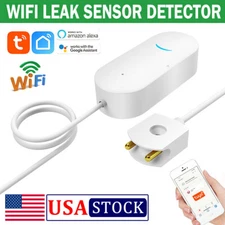 Smart WiFi Water Leak Sensor Flood Tuya Leakage Level Overflow Detector Alarm.