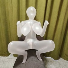 Inflatable Blow Up Female Squatti Doll Hen Pa...