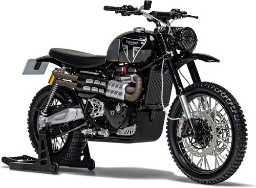 Corgi James Bond 007 Triumph Scrambler 1200 No Time to Die 1:12 Scale CC08401 - Picture 5 of 14
