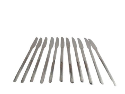 ALITALIA 12 MESSER EDELSTAHL PINTI CALEGARO ERSTE KLASSE 60er Jahre Knives Set