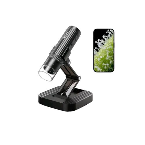 TOMLOV DM1S Wireless Digital Microscope Mini USB Coin Microscope 50X-1000X Used
