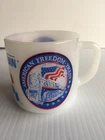 Vintage American Freedom Train Federal Glass Coffee Mug Cup Bicentennial