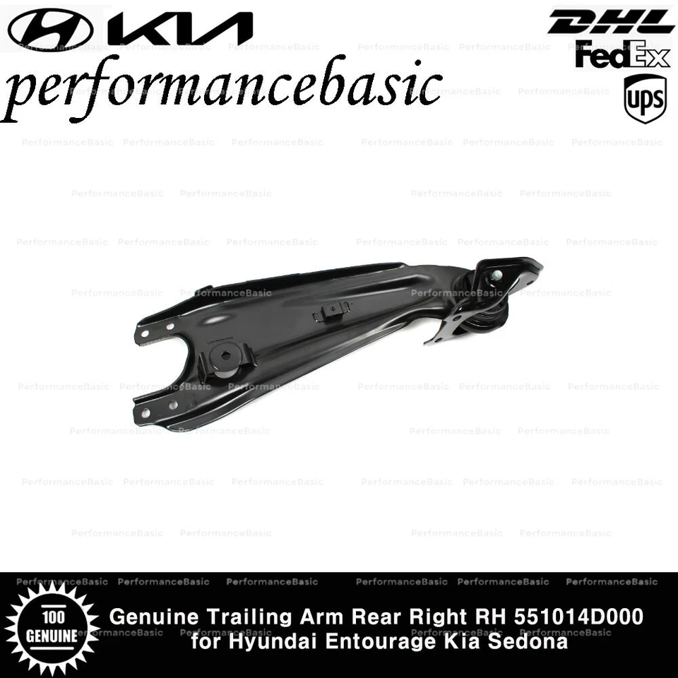 Braço traseiro direito genuíno destro 551014D000 para Hyundai Entourage Kia Sedona - Imagem 2 de 3