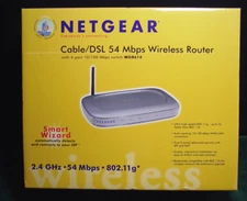 Netgear WGR614 Cable/DSL 54 MBPS  Wireless Four Port Router