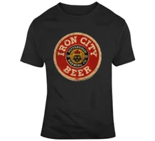 Iron City Beer Pittsburgh Brewing Worn Look T Shirt
