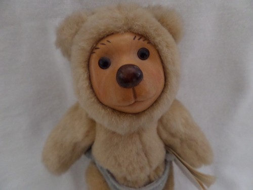 Vintage 1990 Raikes Bears Ben 6 Zoll Gelenkbär mit Etikett - perfekt! - Bild 2 von 5