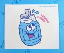 Juice Barrel Sticker Blue Raspberry Punch Scented Everything Smells Large 