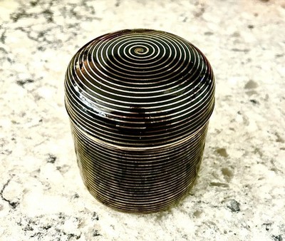 Vintage Fitz And Floyd Vanity Lidded Jar
