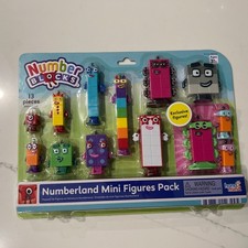 Hand2mind Numberblocks Numberland Mini Figures 13-Piece Pack, Ages 3 