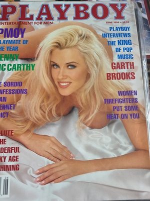 #ad Playboy Magazine June 1994 Jenny McCarthy PMOY Garth Brooks Vintage Mint Cond $24.95