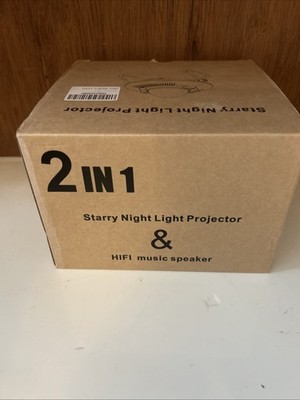 starry night light projector with HIFI music speaker