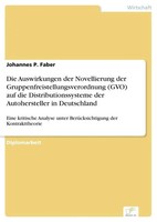 Johannes P. Faber | Die Auswirkungen Der Novellierung Der...