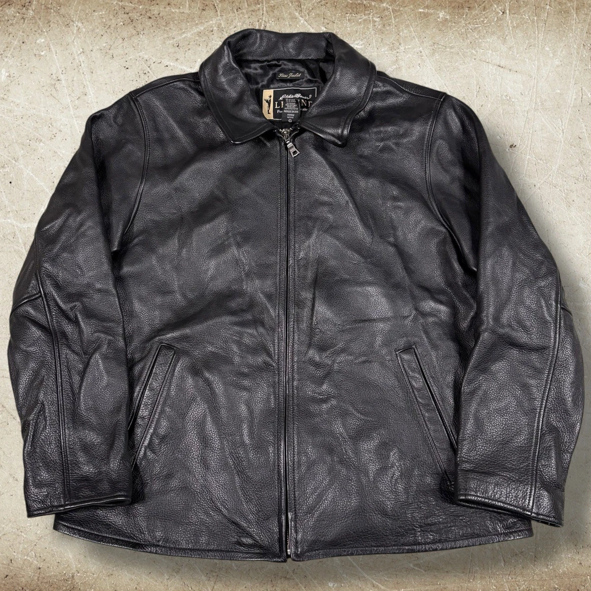 Eddie Bauer Solid Petites Leather Outer Shell Coats, Jackets