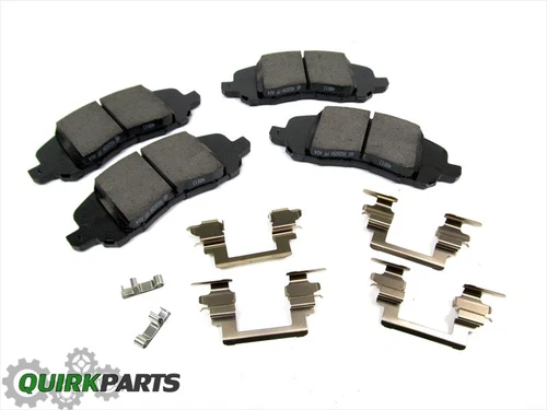 Pastillas de freno de disco delanteras para Jeep Dodge Chrysler 2007-2017 (P/N OEM MOPAR)