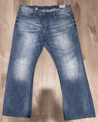 Buffalo David Bitton Game Basic Boot Cut W40xL32 Men's Blue Jeans Stretch EUC