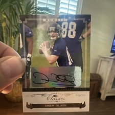 Donruss 2006 Classics Drew Olson Baltimore Ravens Rookie Auto Card #208 /999. rookie card picture