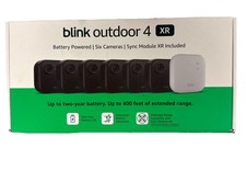 Blink Security Cameras 6 Camera Set Outdoor 4 XR with Sync Module HD Wireless